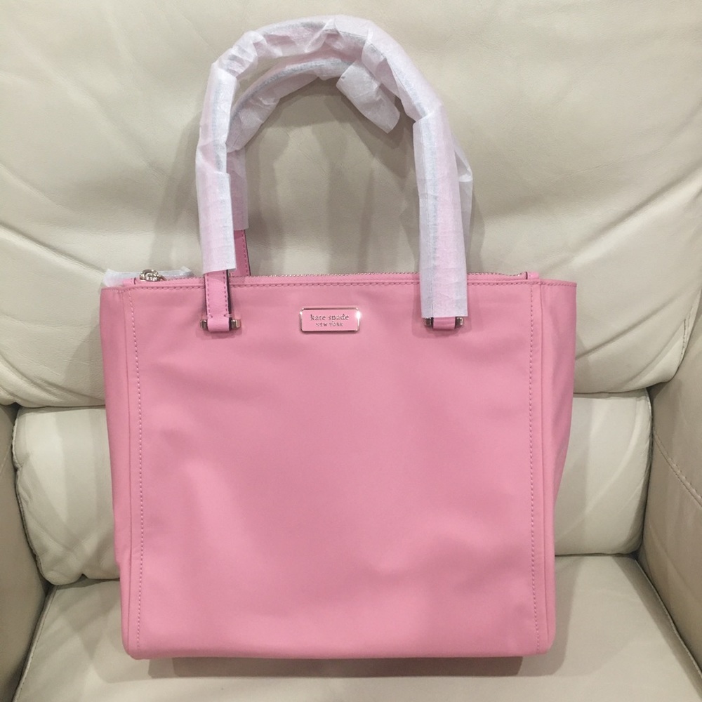 NWT Kate Spade Bright Carnation Tote Satchel Purse